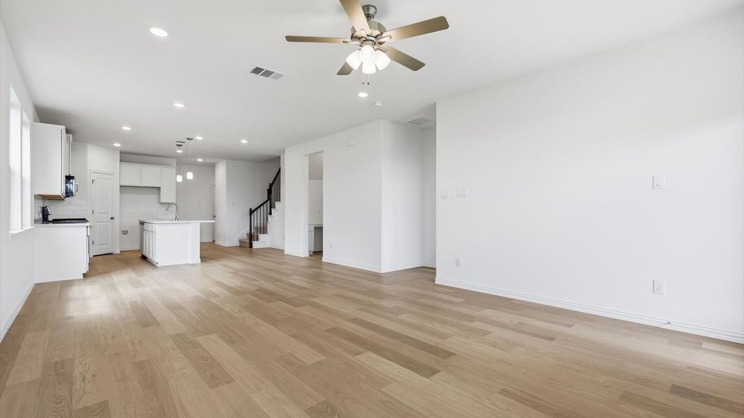 Furnished interior view inside a new home in Westridge Journey, Princeton (Image 13).