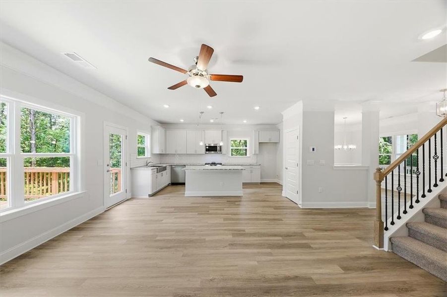Spacious, unfurnished interior of a new home in Tuscany Hills, Douglasville (Image 52).