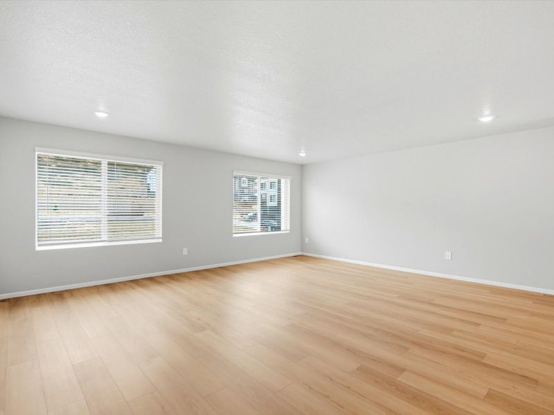 Spacious, unfurnished interior of a new home in Three Hills, Morrison (Image 11). Spacious, unfurnished interior of a new home in Three Hills, Morrison (Image 11).