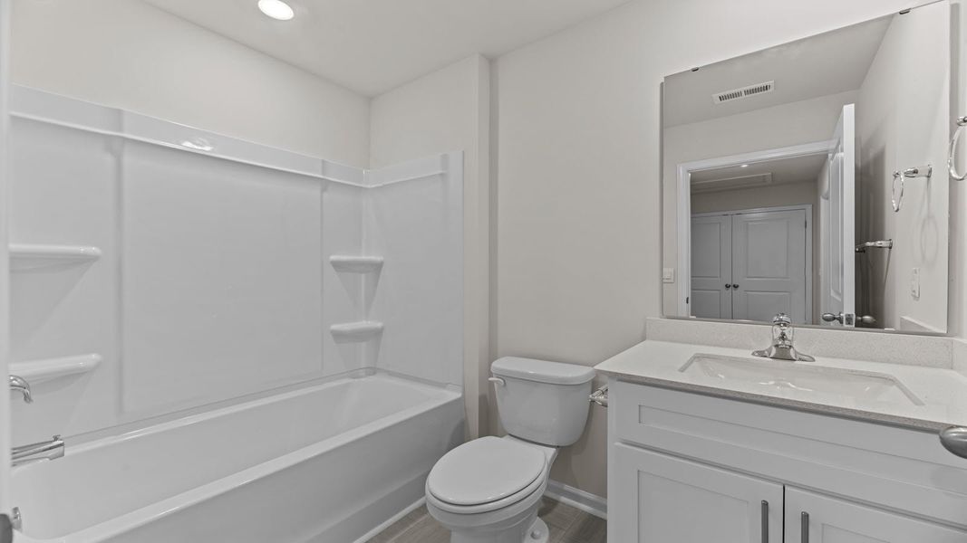 Representative furnished interior of a home built from the PEARSON II by D.R. Horton in Clock Road Townhomes, New Bern (Image 12). Representative furnished interior of a home built from the PEARSON II by D.R. Horton in Clock Road Townhomes, New Bern (Image 12).