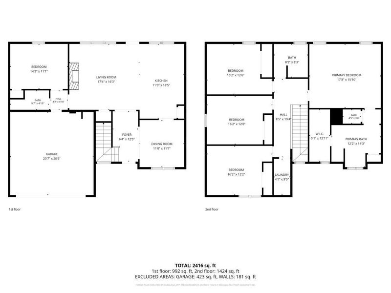 2D floor plan layout of this home in , Newborn, GA (Image 5). 2D floor plan layout of this home in , Newborn, GA (Image 5).