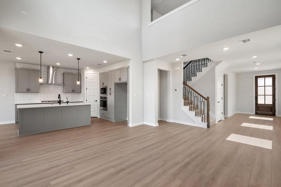Spacious, unfurnished interior of a new home in Terrace Collection at Heritage, Dripping Springs (Image 24). Spacious, unfurnished interior of a new home in Terrace Collection at Heritage, Dripping Springs (Image 24).