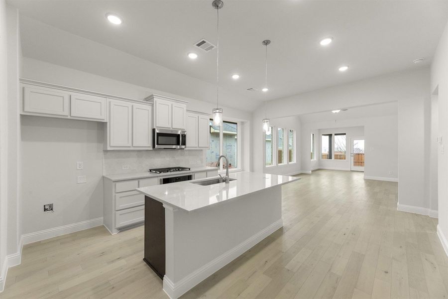 Representative furnished interior of a home built from the Campion by Pacesetter Homes in La Terra at Uptown Celina, Celina (Image 5).