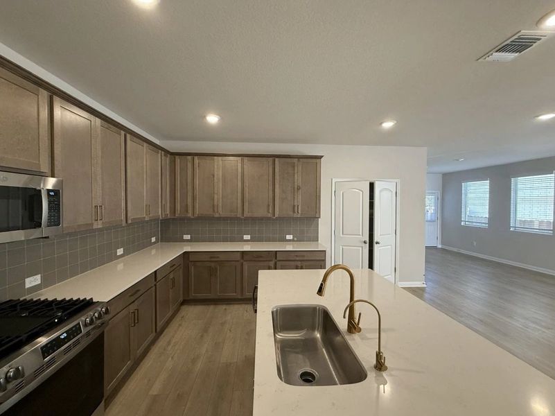 Furnished interior view inside a new home in The Cottages at La Cima, San Marcos (Image 6).