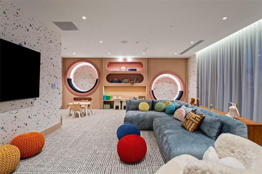 Furnished interior view inside a new home in , Tampa (Image 50).