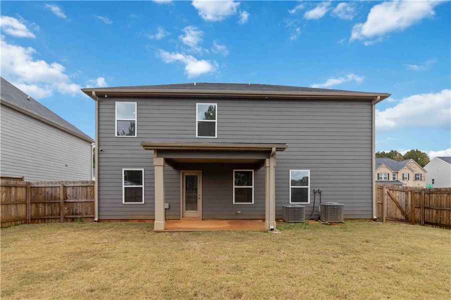 Exterior details and patio area of a home in , Covington (Image 17). Exterior details and patio area of a home in , Covington (Image 17).