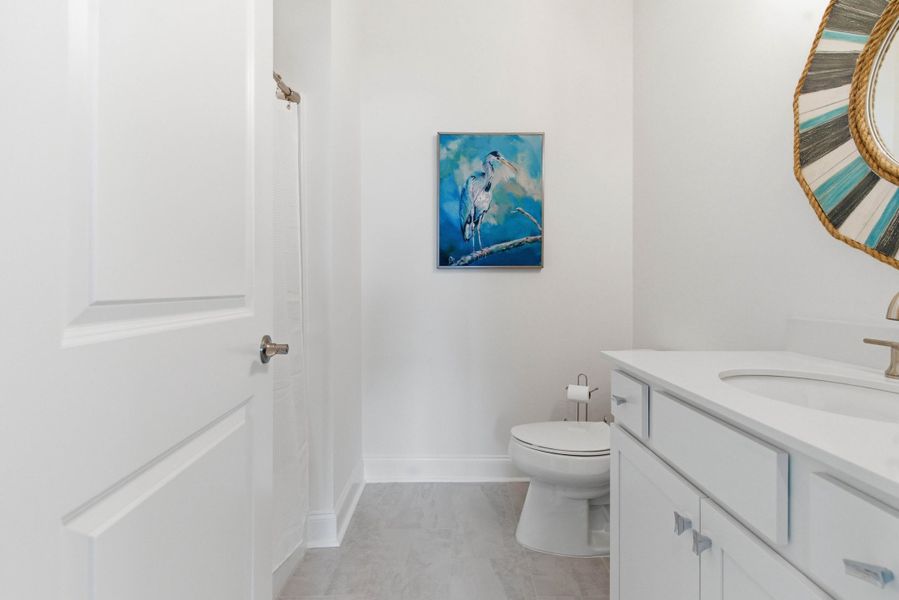 Furnished interior view inside a new home in , Santee (Image 16).