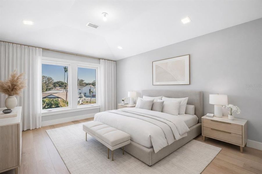 Furnished interior view inside a new home in , St. Petersburg (Image 43).