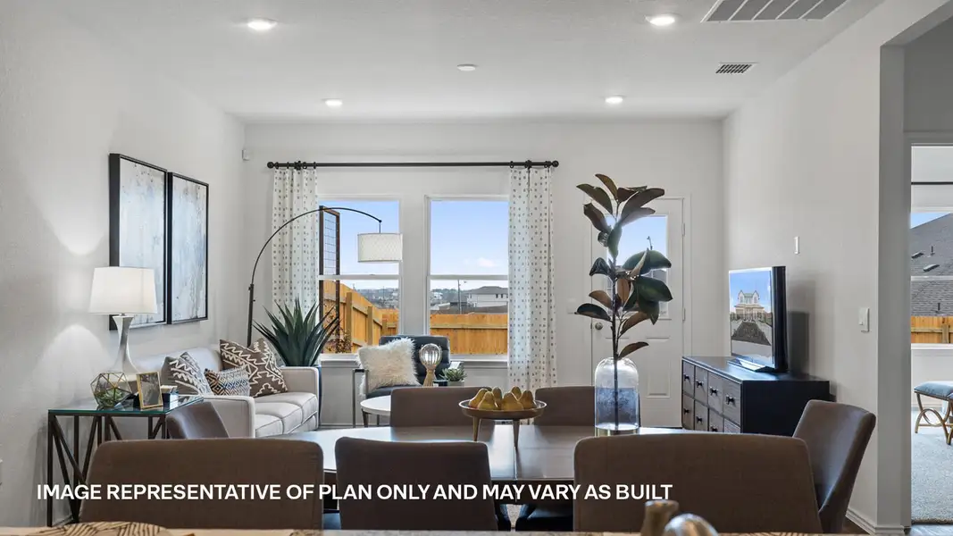 Furnished interior view inside a new home in Palomino, Manor (Image 19).