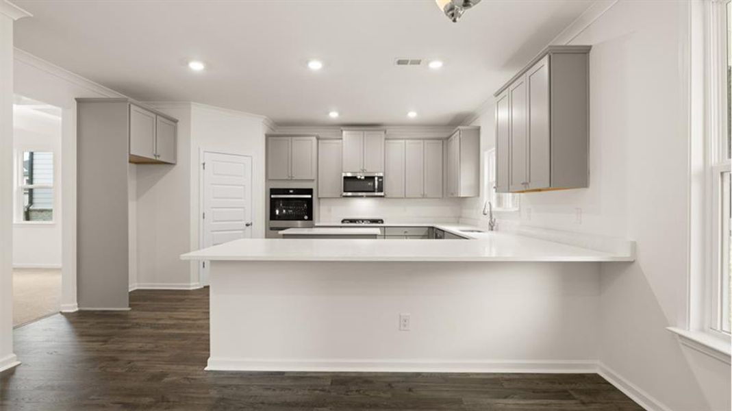 Furnished interior view inside a new home in Wildwood, Covington (Image 16). Furnished interior view inside a new home in Wildwood, Covington (Image 16).