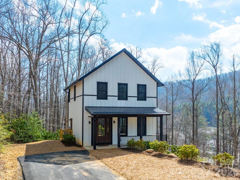 Front exterior of a new home in , Boone, NC, highlighting curb appeal (Image 20).