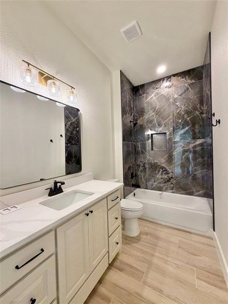 Furnished interior view inside a new home in , Weatherford (Image 13).