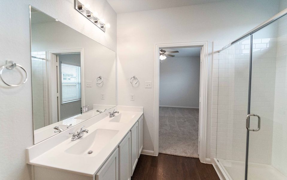 Furnished interior view inside a new home in Windrose Green, Angleton (Image 3).