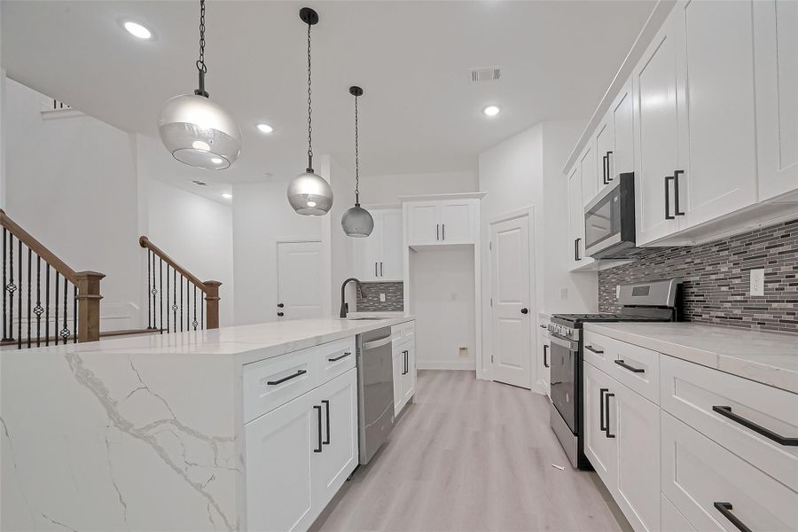 Furnished interior view inside a new home in , Houston (Image 7).
