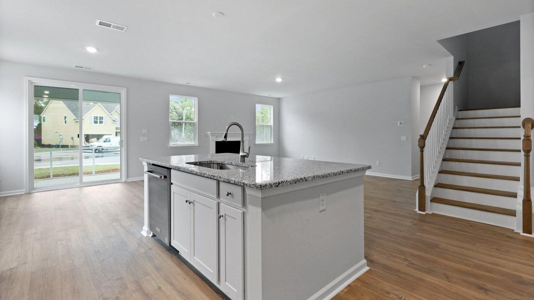 Furnished interior view inside a new home in Founders Corner, Summerville (Image 11).