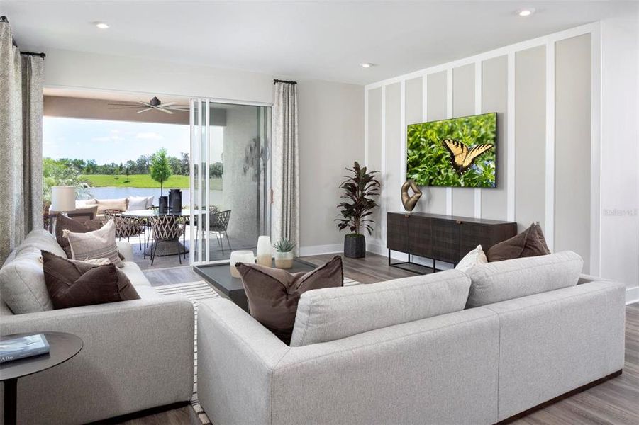 Furnished interior view inside a new home in Sunstone at Wellen Park, Venice (Image 7).