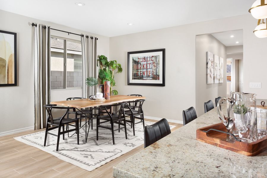 Representative furnished interior of a home built from the Shiloh by Beazer Homes in Acacia Foothills at Estrella: Acacia Foothills II, Goodyear (Image 8).