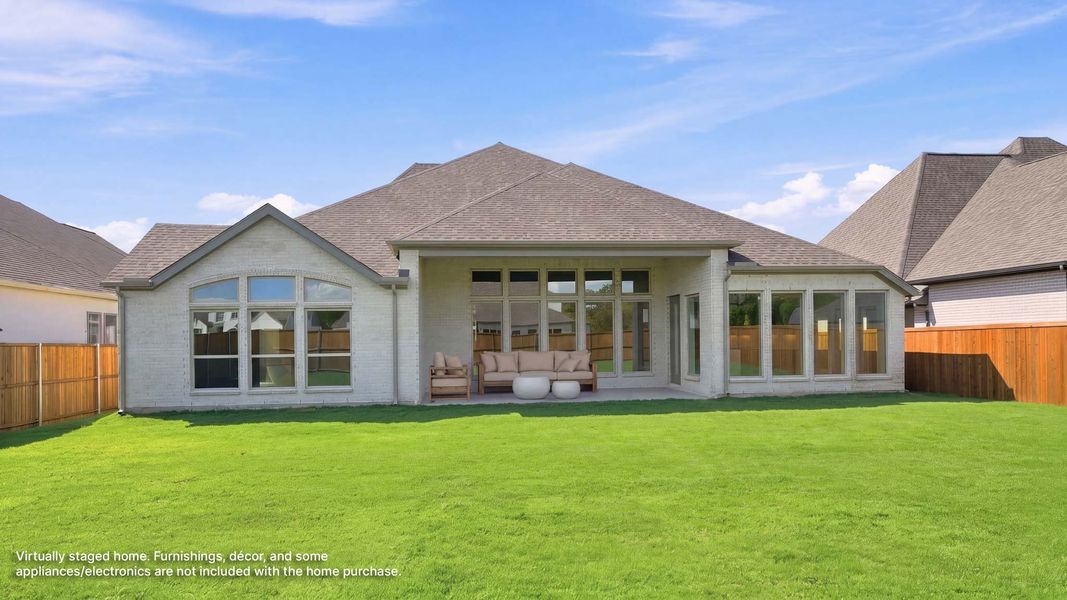 Exterior details and patio area of a home in Sonoma Verde, McLendon-Chisholm (Image 2).