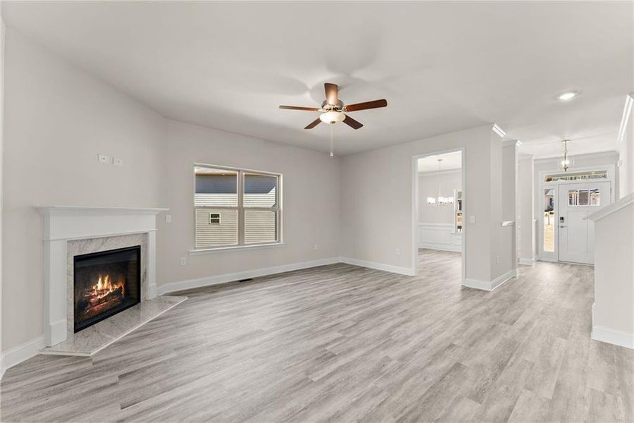 Spacious, unfurnished interior of a new home in Magnolia Villas, Cornelia (Image 31).