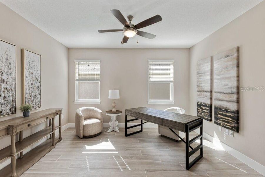 Furnished interior view inside a new home in Ocala Preserve, Ocala (Image 6). Furnished interior view inside a new home in Ocala Preserve, Ocala (Image 6).