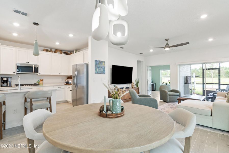 Furnished interior view inside a new home in , St. Johns (Image 11).