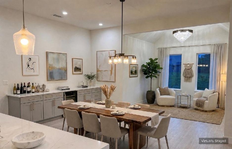 Furnished interior view inside a new home in , Forney (Image 8).