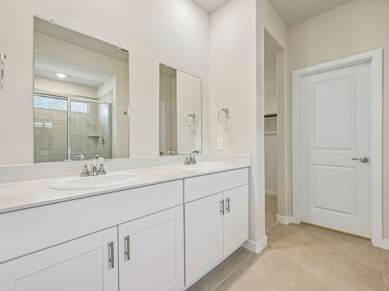 Furnished interior view inside a new home in Parks at Foster Crossing - Premier Series, Anna (Image 8). Furnished interior view inside a new home in Parks at Foster Crossing - Premier Series, Anna (Image 8).