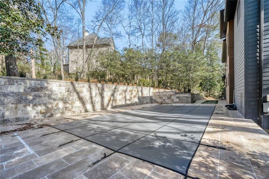 Exterior details and patio area of a home in , Atlanta (Image 3). Exterior details and patio area of a home in , Atlanta (Image 3).