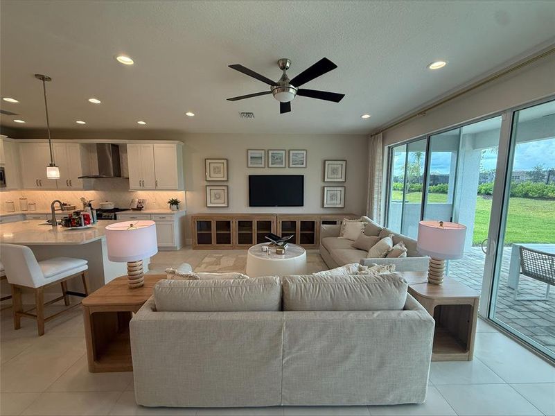 Furnished interior view inside a new home in Valencia Ridge (55+), Wesley Chapel (Image 28).
