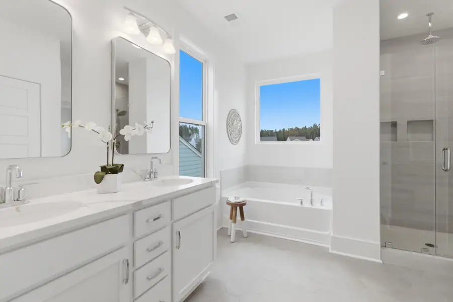 Furnished interior view inside a new home in Homecoming, Ravenel (Image 36).