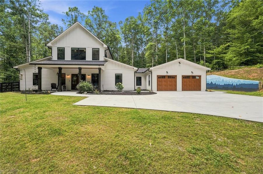 Front exterior of a new home in , Jasper, GA, highlighting curb appeal (Image 21).