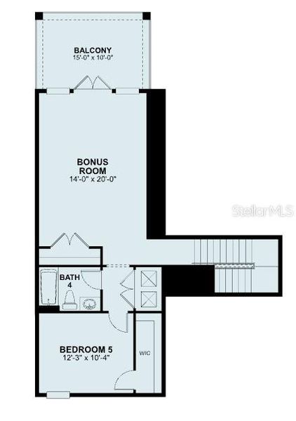 2D floor plan layout of this home in Emerson Pointe, Apopka, FL (Image 3). 2D floor plan layout of this home in Emerson Pointe, Apopka, FL (Image 3).
