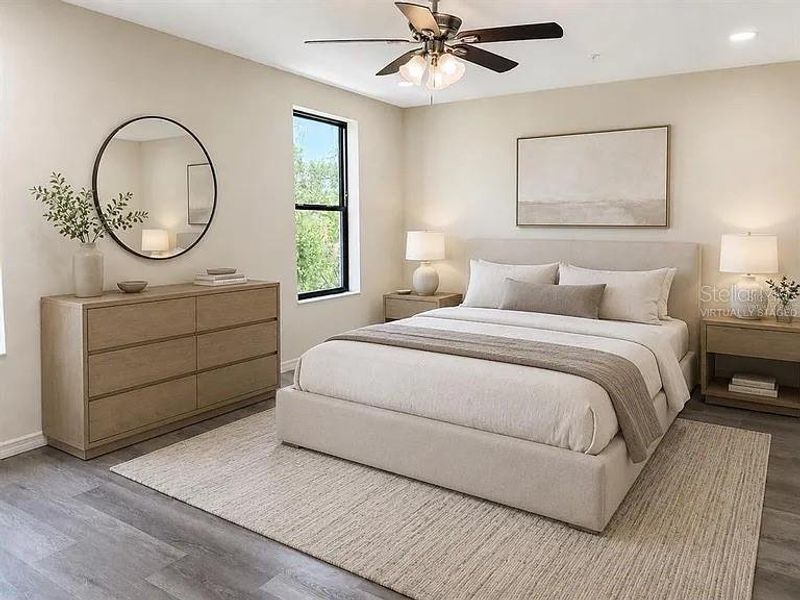 Furnished interior view inside a new home in , Tampa (Image 6). Furnished interior view inside a new home in , Tampa (Image 6).