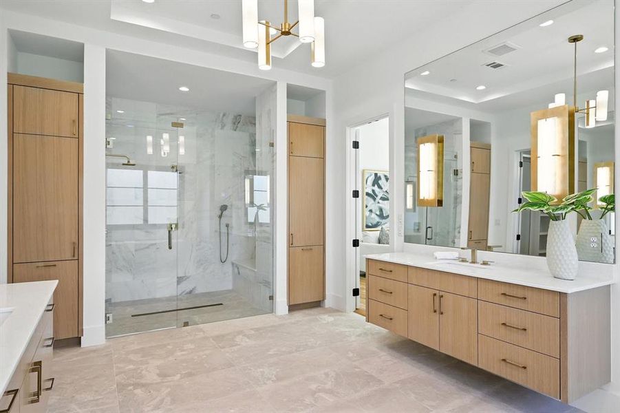 Furnished interior view inside a new home in , Colleyville (Image 4).