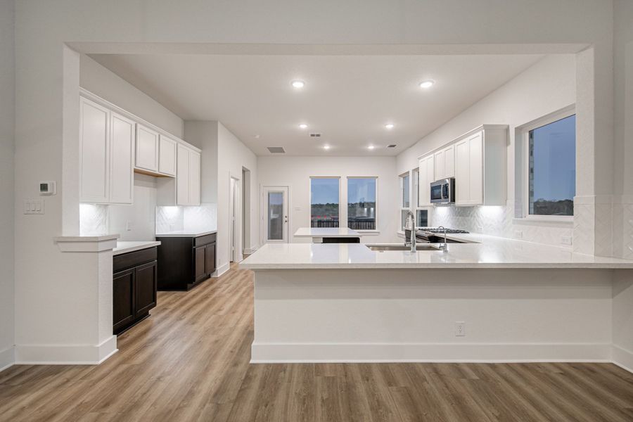 Furnished interior view inside a new home in Stillwater Ranch, San Antonio (Image 8).