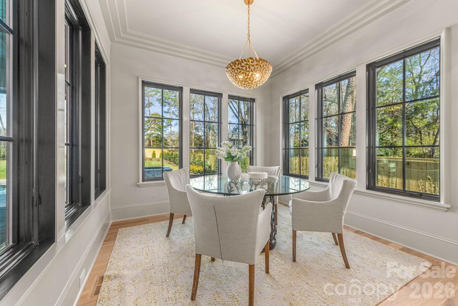 Furnished interior view inside a new home in , Charlotte (Image 5).