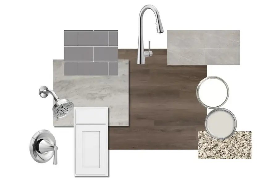 Sample of building materials used in homes in Ridgeland Hills, Willis (Image 3).