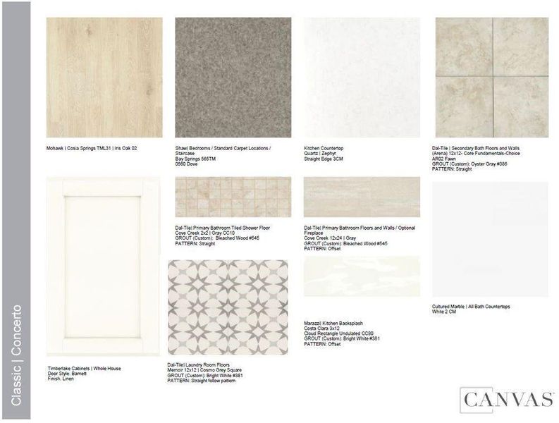 Sample of building materials used in homes in Auburn Glen, Dacula (Image 28).