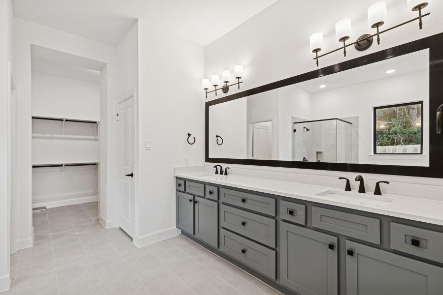 Furnished interior view inside a new home in Colton 45' Homesites, Todd Mission (Image 7).