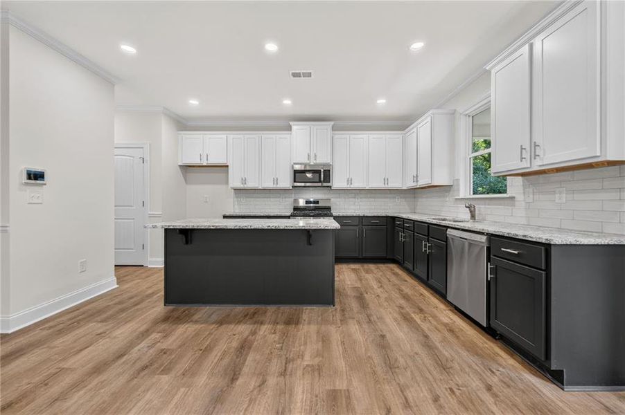 Furnished interior view inside a new home in , Decatur (Image 11).