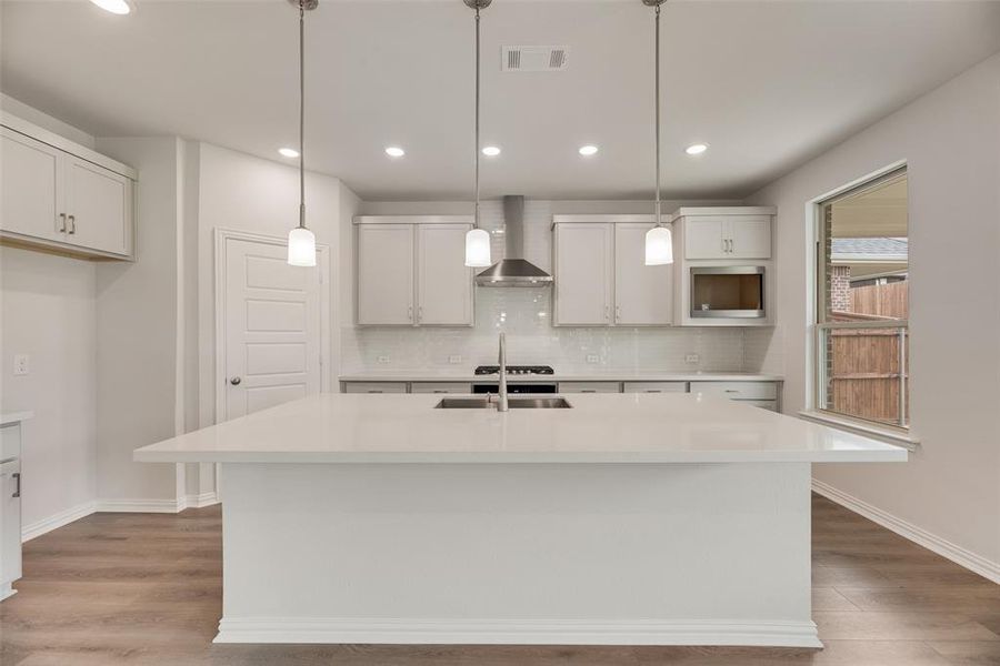 Furnished interior view inside a new home in Villages of Hurricane Creek, Anna (Image 11).
