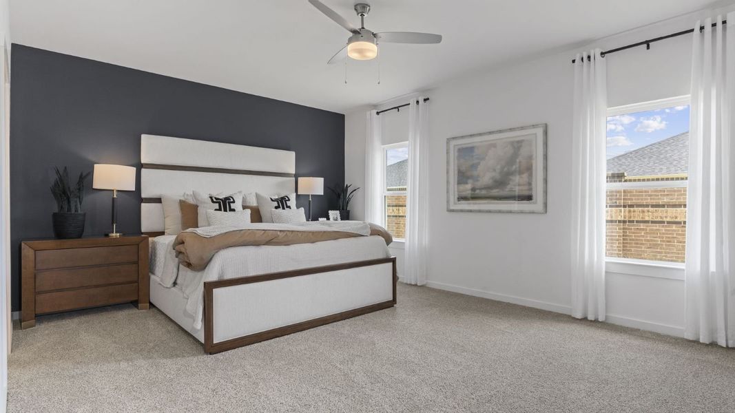 Furnished interior view inside a new home in Tamarron, Fulshear (Image 25).