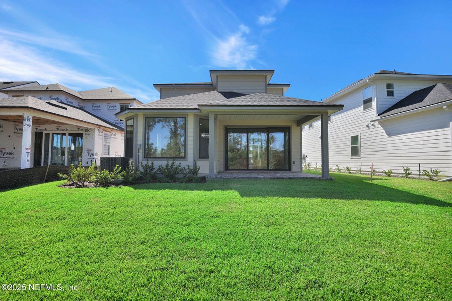 Exterior details and patio area of a home in Crosswinds at Nocatee, Nocatee (Image 25).