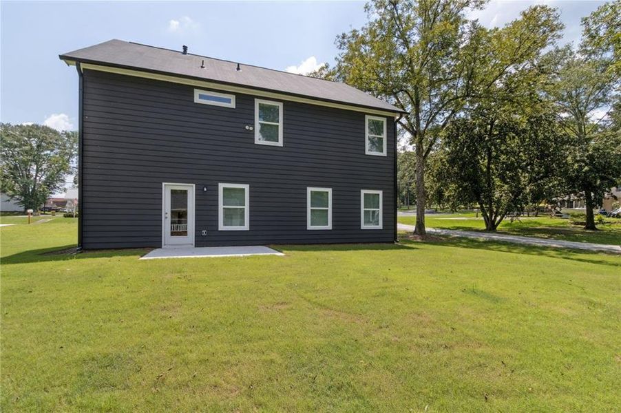 Front exterior of a new home in , Hoschton, GA, highlighting curb appeal (Image 28). Front exterior of a new home in , Hoschton, GA, highlighting curb appeal (Image 28).