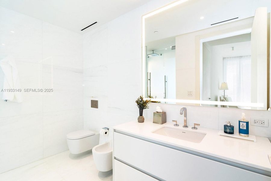 Furnished interior view inside a new home in , Miami (Image 36).