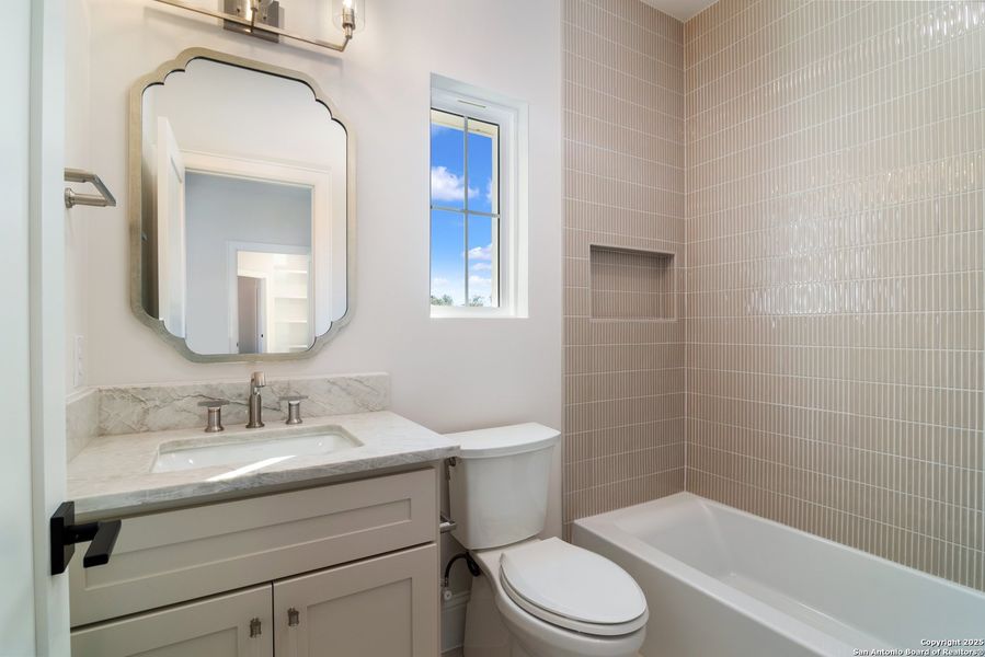 Furnished interior view inside a new home in , San Antonio (Image 10).