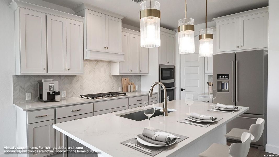 Furnished interior view inside a new home in Homestead, Schertz (Image 16).