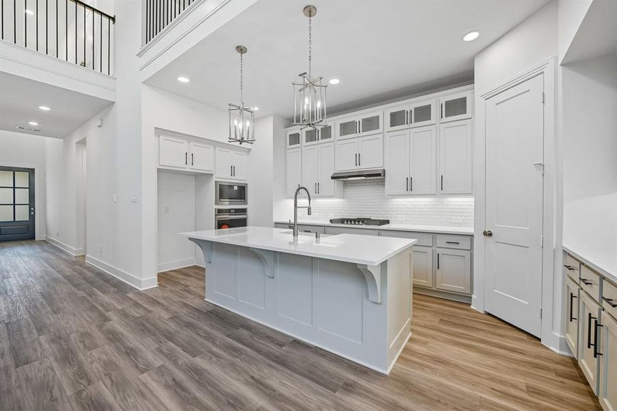 Furnished interior view inside a new home in Treeline, Justin (Image 13). Furnished interior view inside a new home in Treeline, Justin (Image 13).