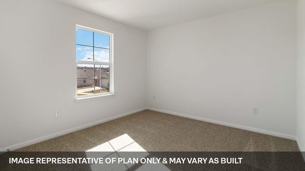 Spacious, unfurnished interior of a new home in Bar W Ranch, Leander (Image 16).