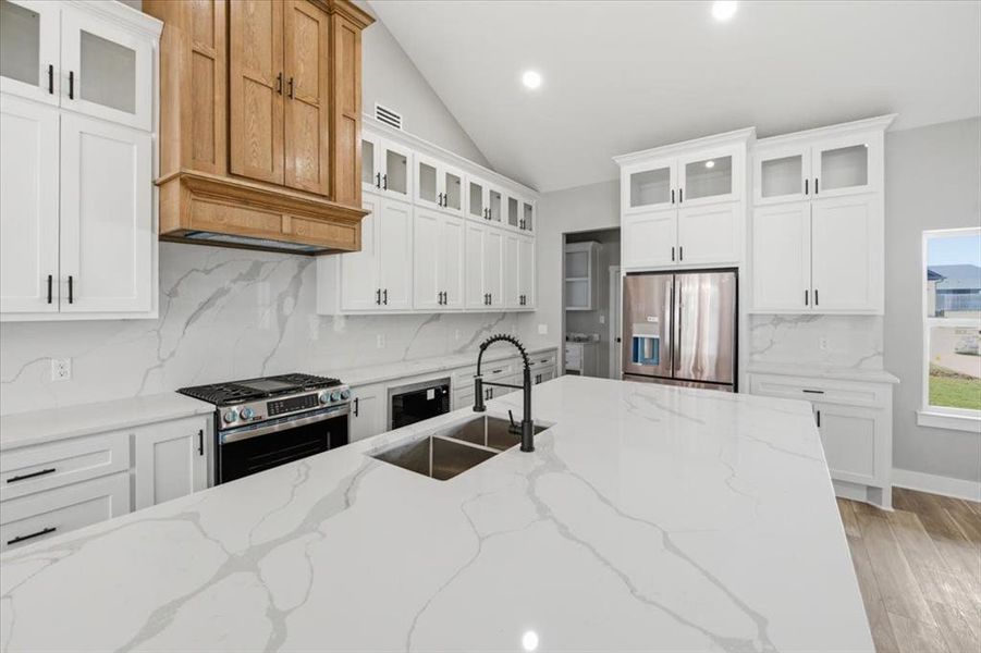 Furnished interior view inside a new home in , Woodway (Image 9). Furnished interior view inside a new home in , Woodway (Image 9).